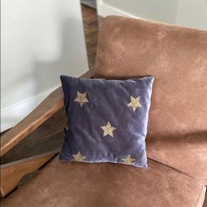 Gold Star Fleece Decorative Pillow